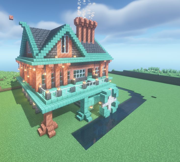 steampunk factory or house