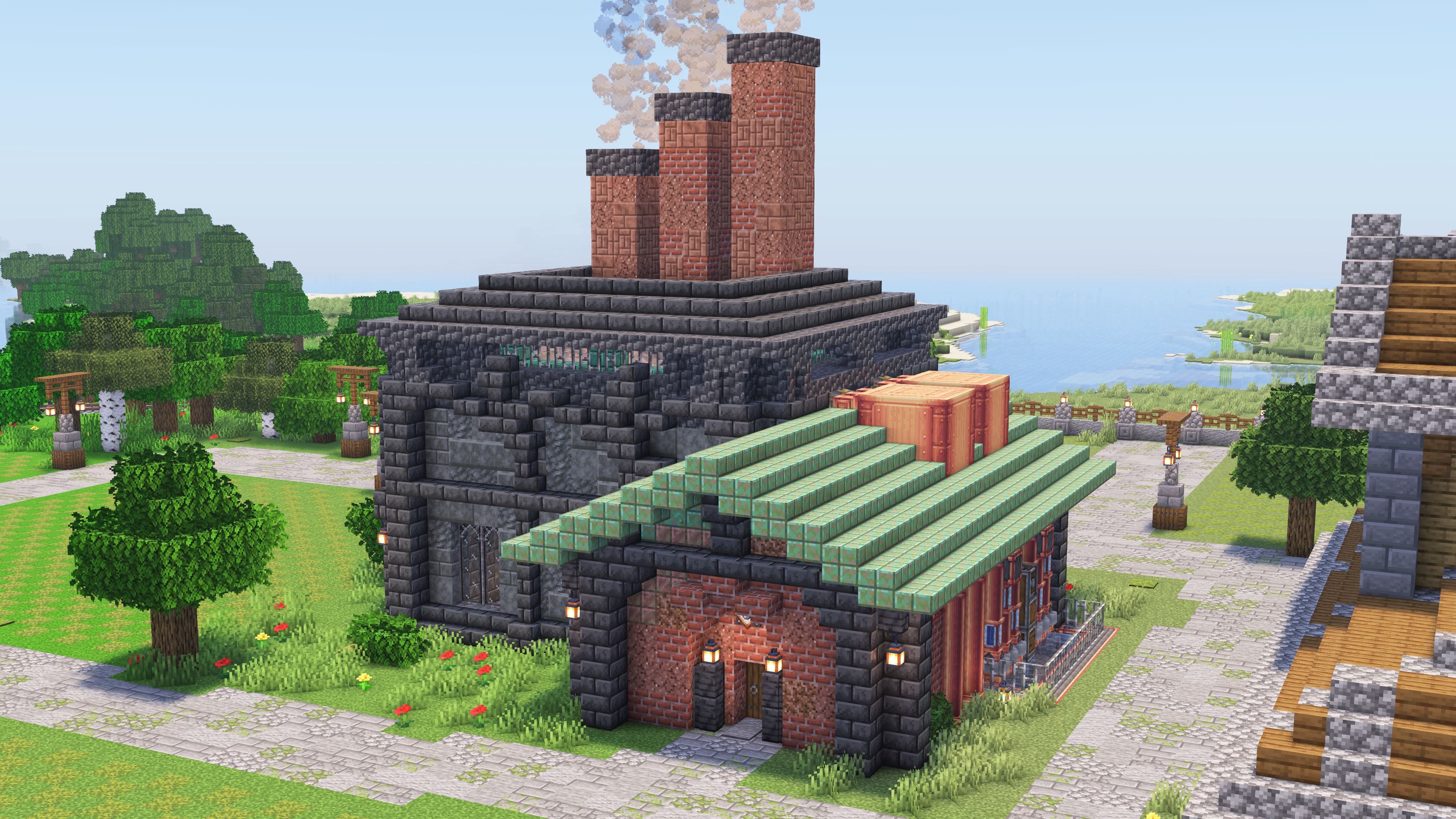 Power Plant With Two Level 9 Steam Engines - Day 14
