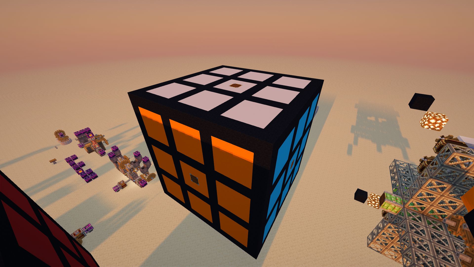 Rubiks cube with no glue, no motors